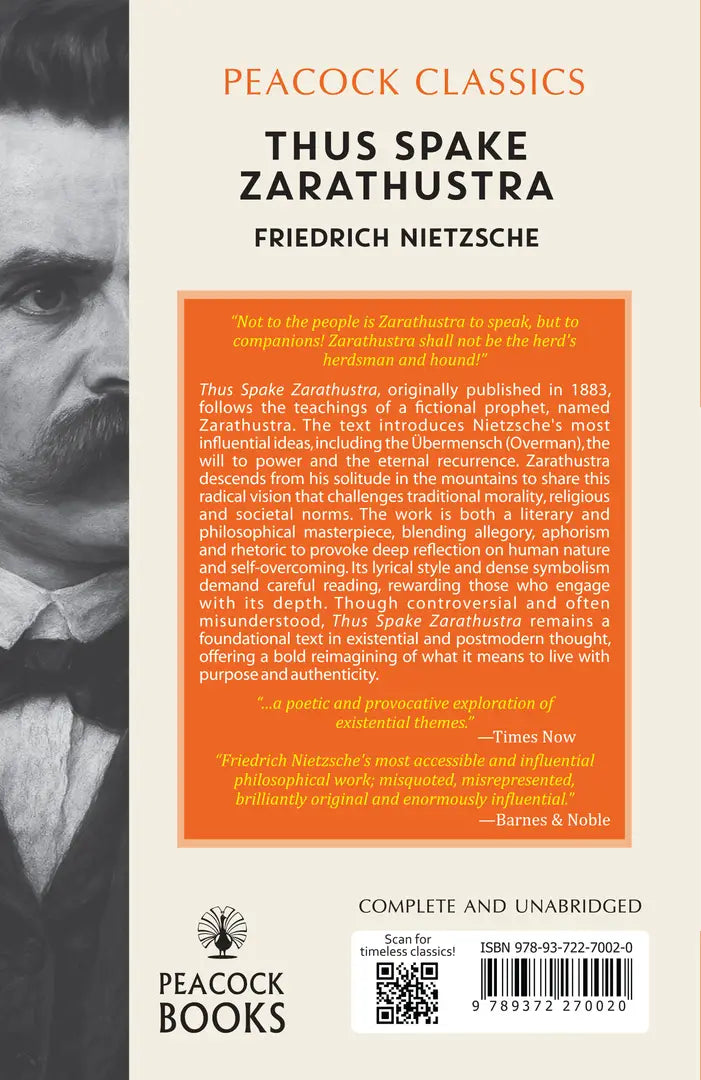 Thus Spake Zarathustra by Friedrich Nietzsche